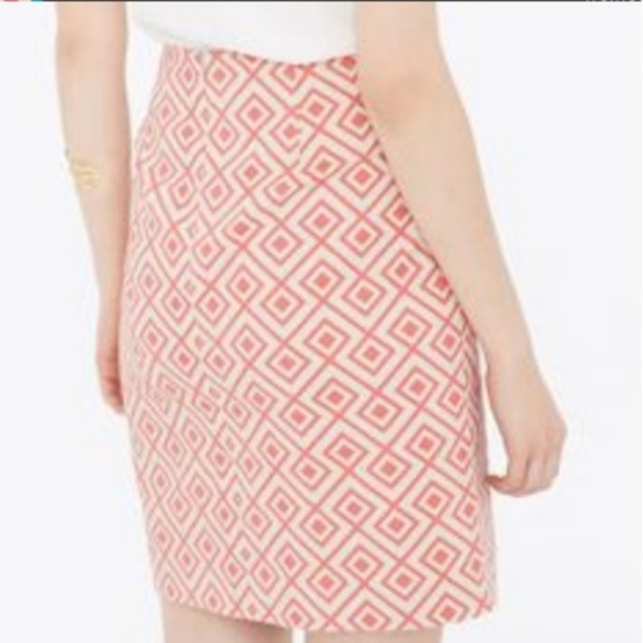 Ann Taylor Geometric Skirt - Picture 3 of 3